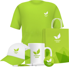 sample promotional items designed by Sherwood print and copy.